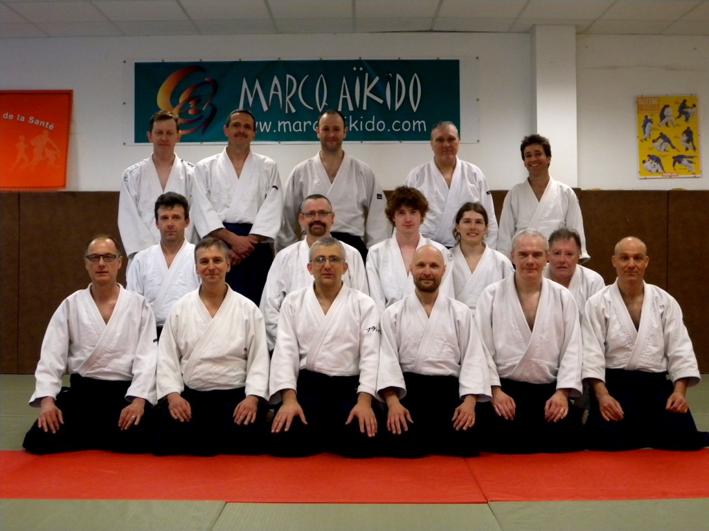 Photo de groupe du stage de ligue animé par P. Havrez et O. Bury à Marcq -en-Baroeul le 10 avril 2011