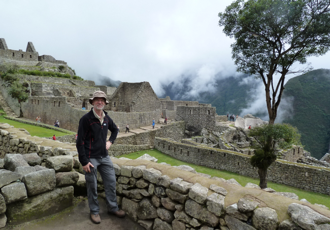 Jean-Marie au Machu Pichu