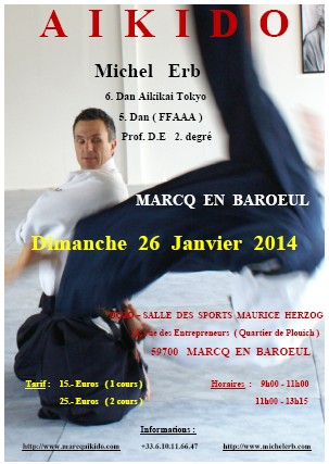 Téléchargez l'affiche du stage de Michel Erb en janvier 2014Téléchargez l'affiche du stage de Michel Erb en janvier 2014