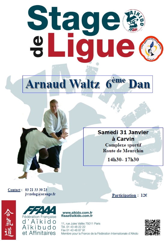 Stage de Ligue - Arnaud Waltz à Carvin 31 janvier
