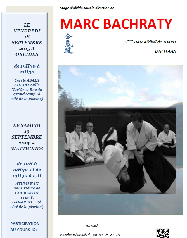 17 et 18 septembre 2015 : stage Marc Bachraty à Orchies
