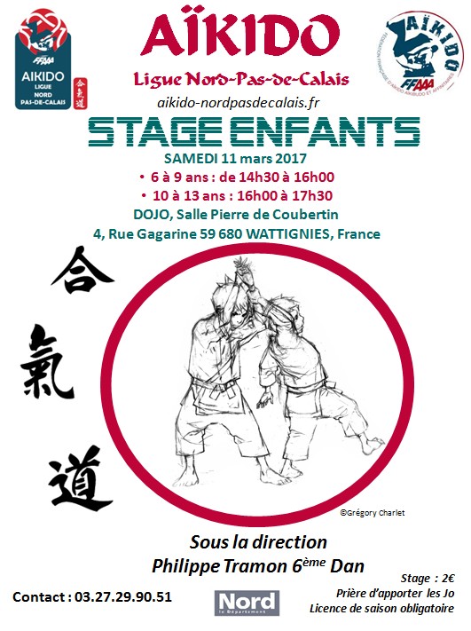 Stage Enfants 11 mars wattignies