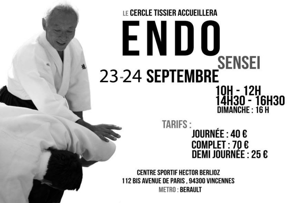 Stage Endo à Paris en septembre