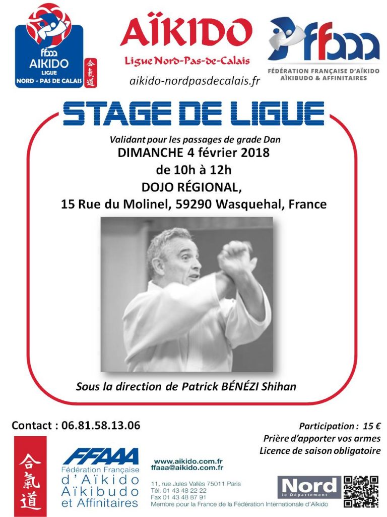 Stage de Ligue P. Bénézi 4 février à wasquehal