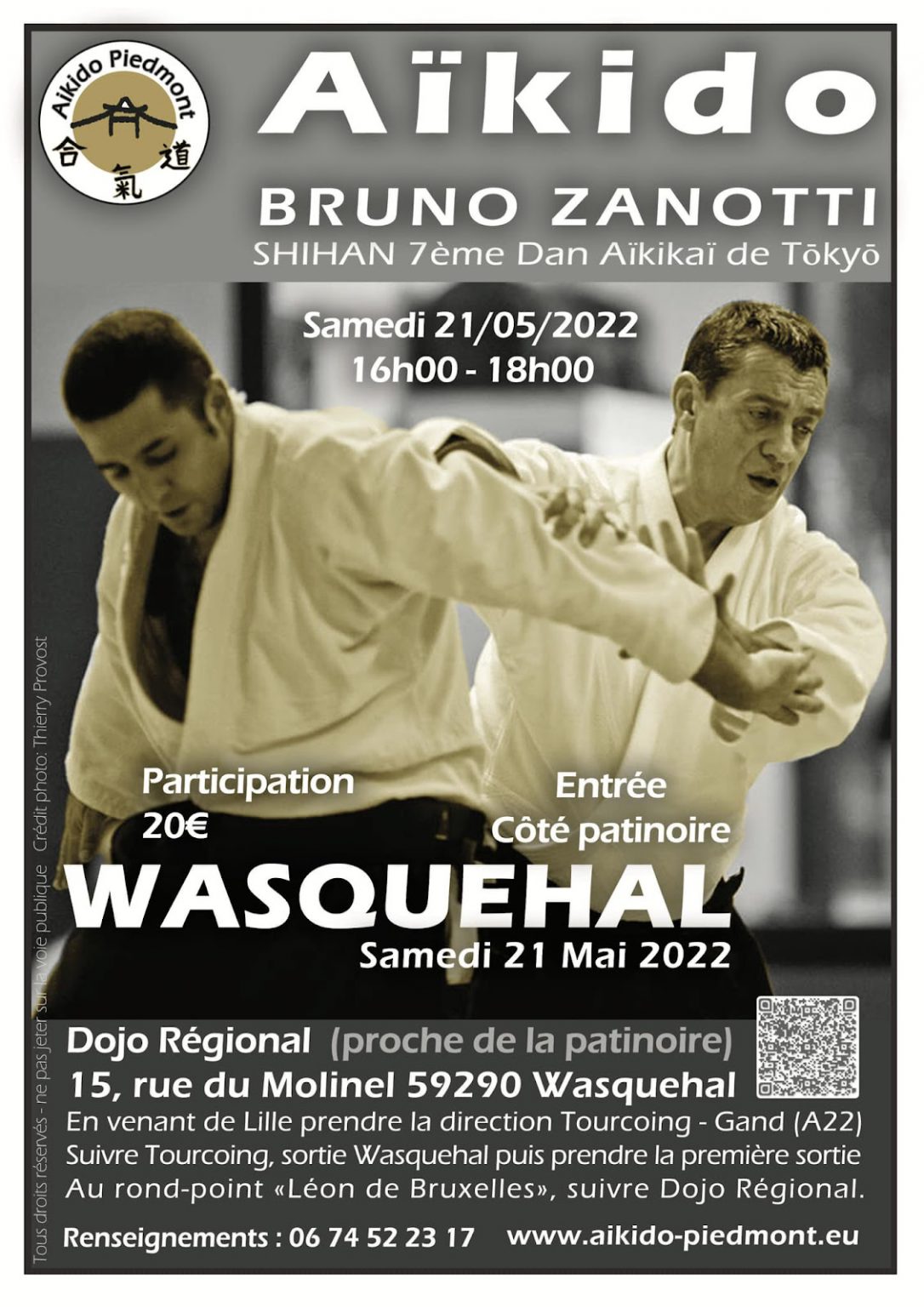 Stage de Bruno ZANOTTI « « Marcq Aïkido
